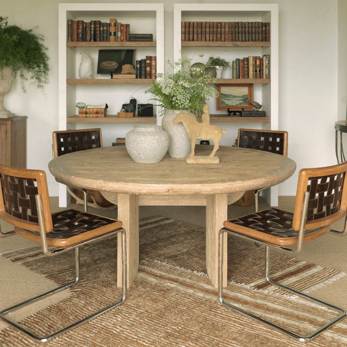 Revival Chair at a dining table at Addison West