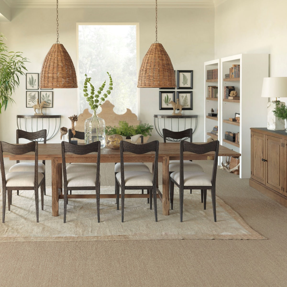 Forever Extendable Dining Table in Breadboard Finish in a dining room at Addison West