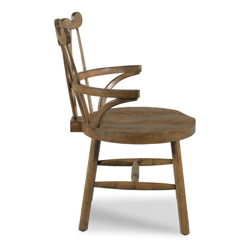 Storybook Chair in Antique Finish on a white background at Addison West