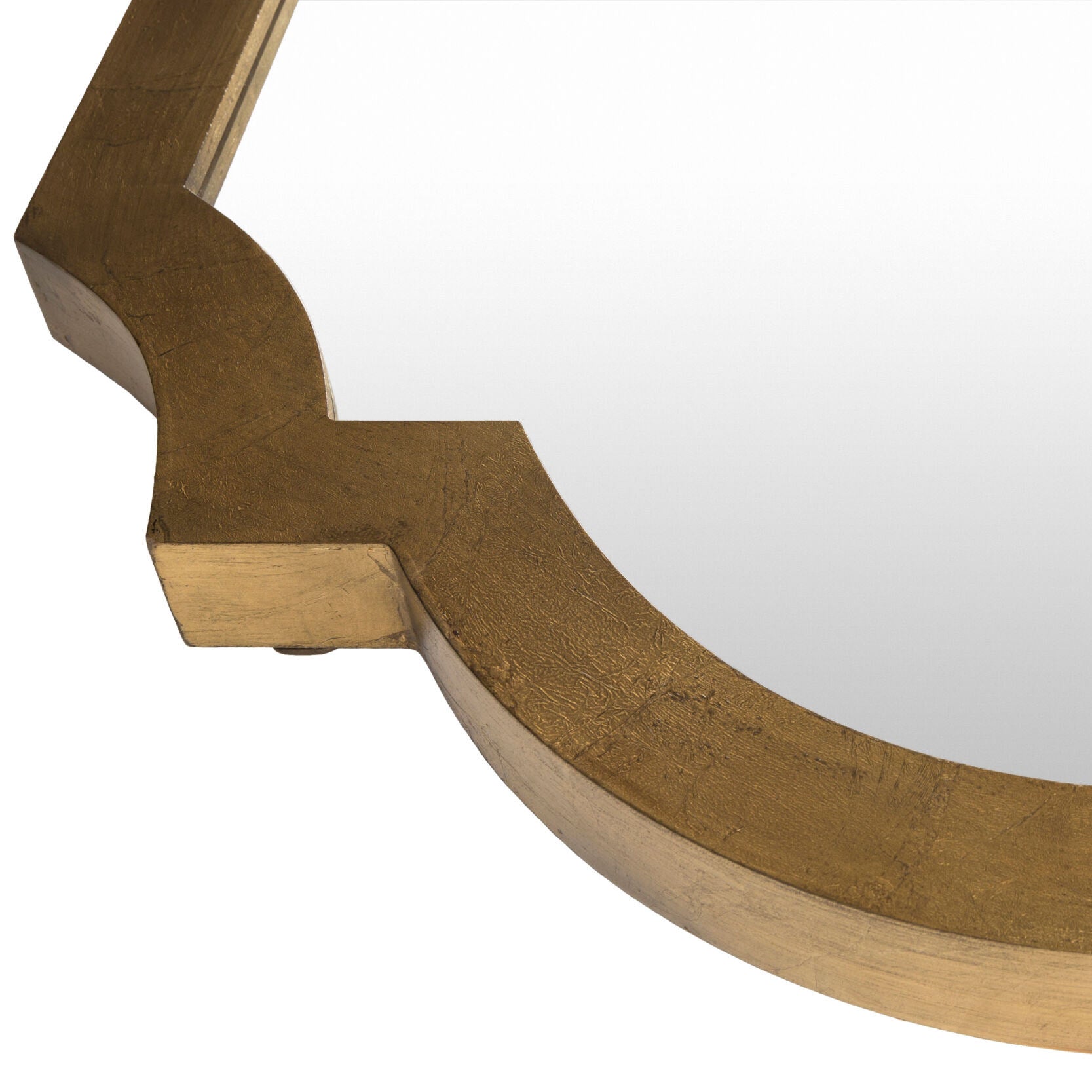 Close up of Norway Accent Mirror on a white background at Addison West