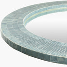 Close up of Natalia Accent Mirror on a white background at Addison West