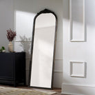 Noya Full Length Mirror on a white wall at Addison West