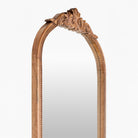 Close up of Noya Full Length Mirror in Natural Finish on a white background at Addison West