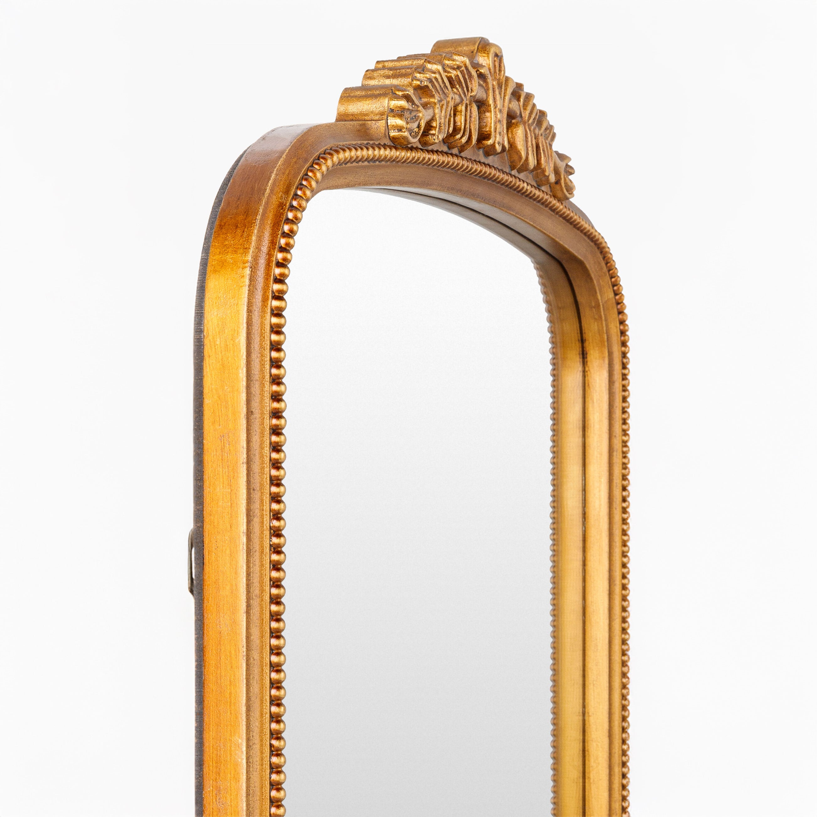 Close up of Arrendale Accent Mirror on a white background at Addison West