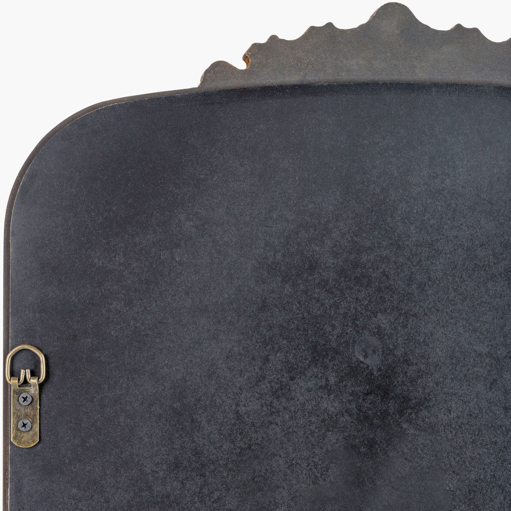 Close up of back of Arrendale Accent Mirror on a white background at Addison West