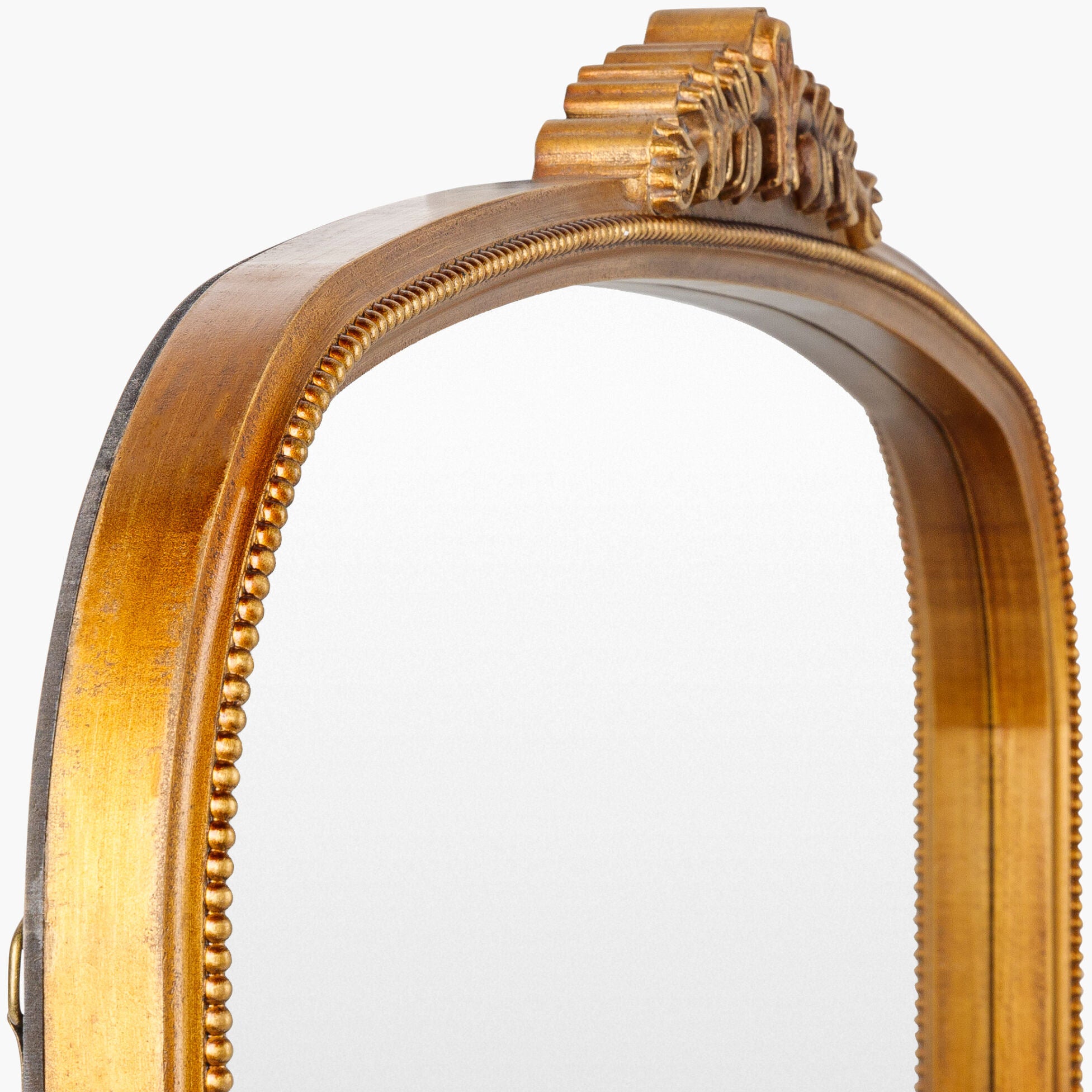 Close up of Arrendale Mantel Mirror on a white background at Addison West