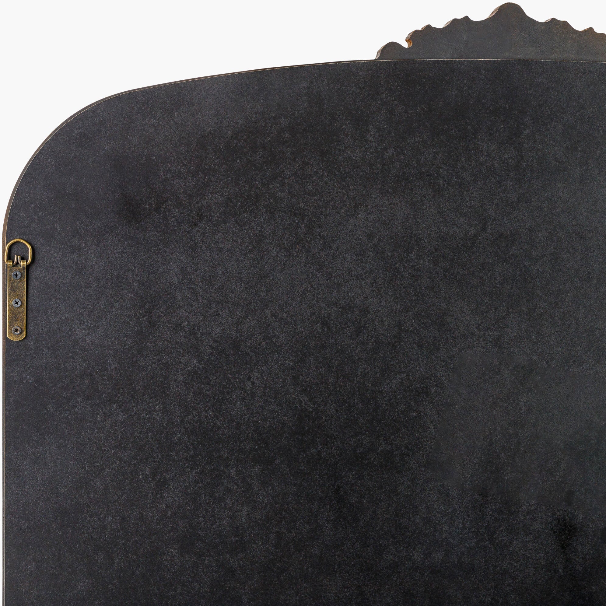 Back of Arrendale Mantel Mirror on a white background at Addison West