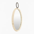 Opale Accent Mirror on a white background at Addison West