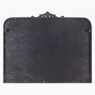 Back of Aarlen Mantel Mirror in Antiqued Black on a white background at Addison West