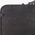 Back of Aarlen Mantel Mirror in Antiqued Black on a white background at Addison West