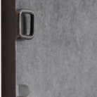 Close up of Aarlen Accent Mirror in Antiqued Black on a white background at Addison West