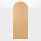 Back of Aranya Arch Full Length Mirror on a white background at Addison West