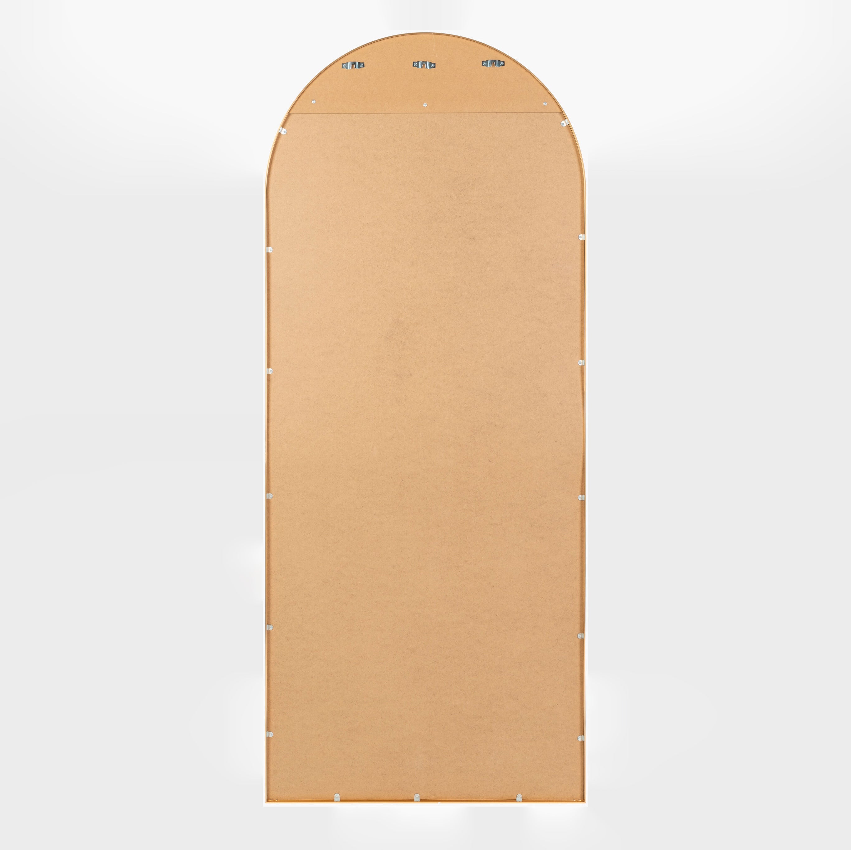 Back of Aranya Arch Full Length Mirror on a white background at Addison West