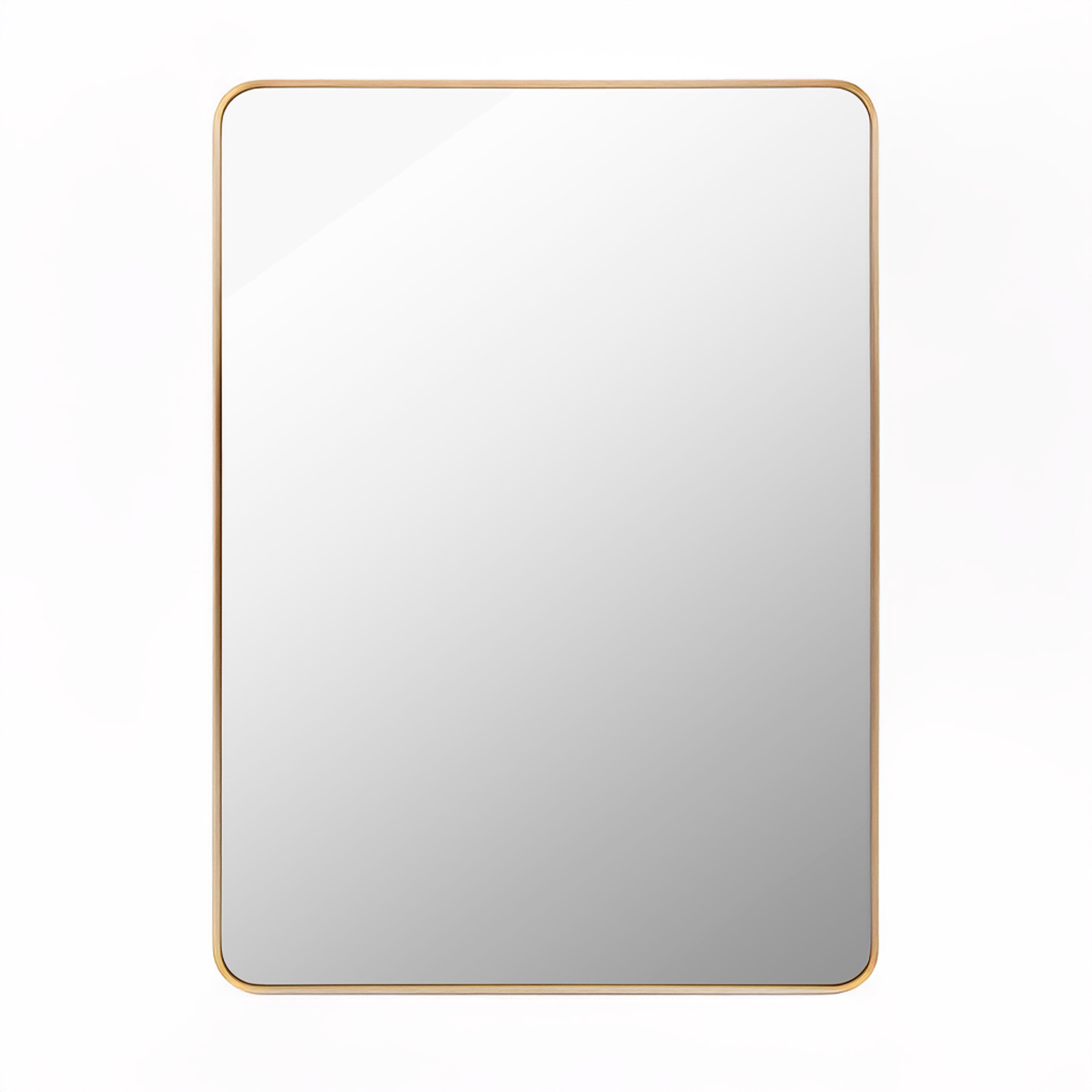 Aranya Accent Mirror on a white background at Addison West