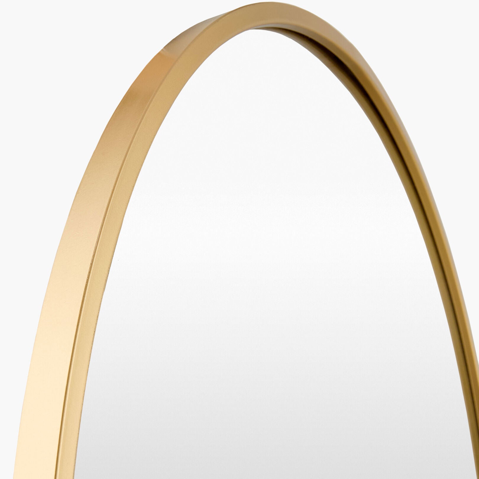 Close up of Carmen Accent Mirror on a white background at Addison West