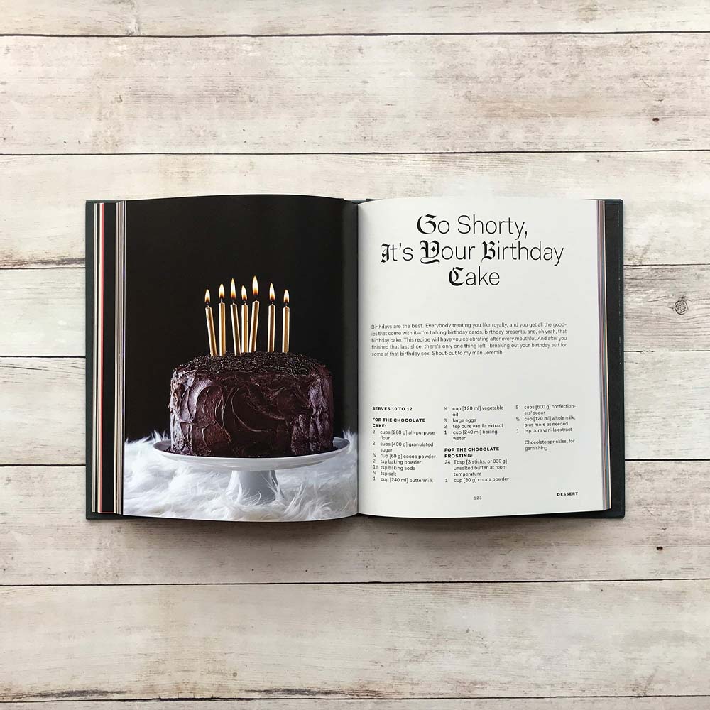 Interior pages of book 'From Crook to Cook by Snoop Dog'