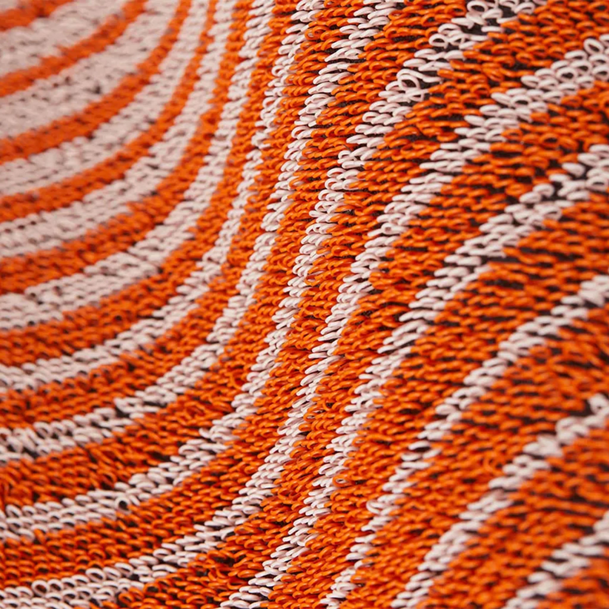 Chilewich Apricot Domino Shag Mat - Addison West