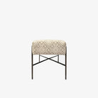 Averil Upholstered Kilim Style Bench in Cream - Addison West