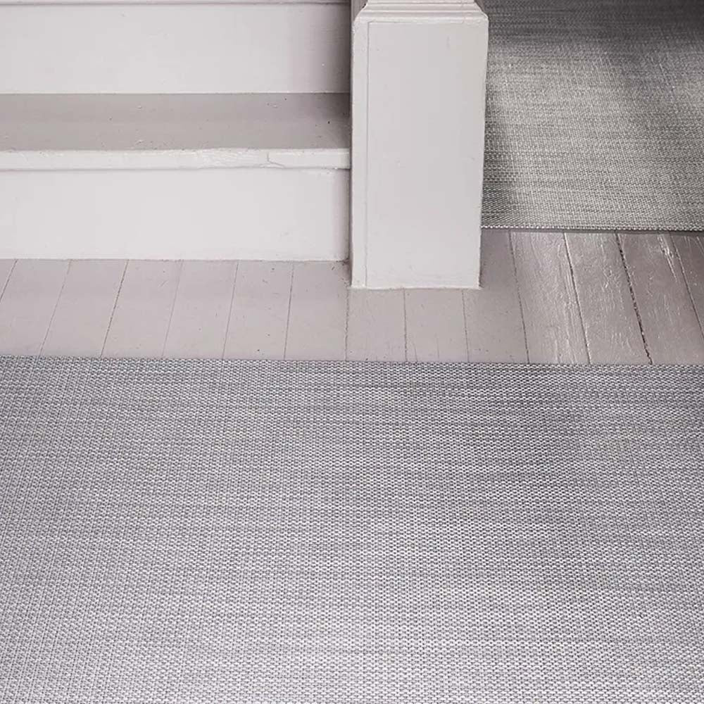 Chilewich Basketweave Woven Floor Mat - Oyster - Addison West