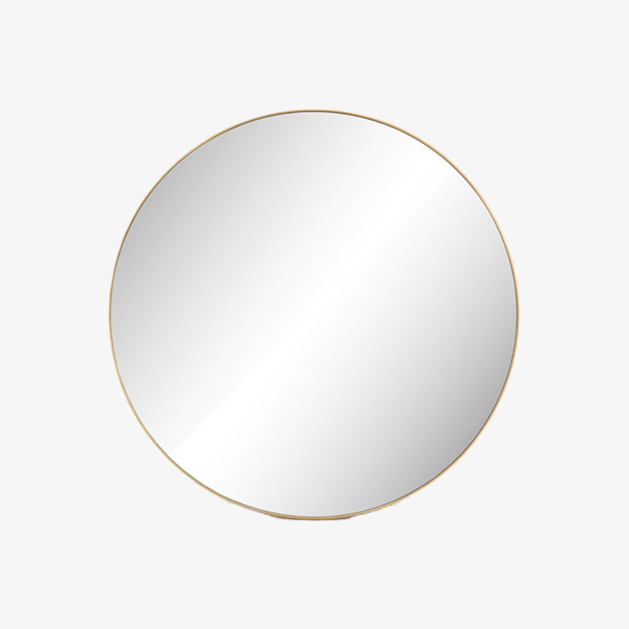 Four Hands Bellvue Round Mirror - Polished Brass - Addison West