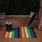 Chilewich Multi Bold Stripe Shag Mat - Addison West