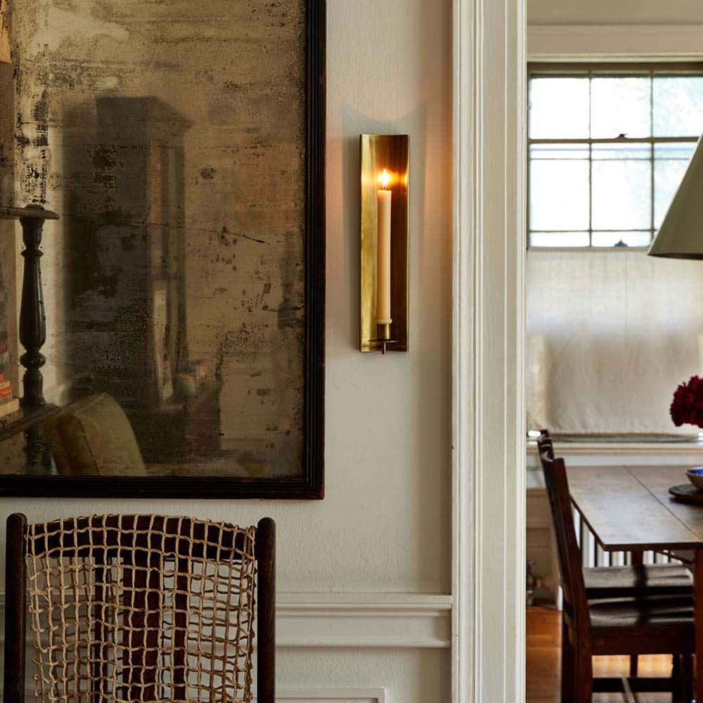 Brass Plated Channel Wall Sconce - Addison West