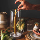 Farmhouse Pottery Silo Taper Hurricane - Addison West