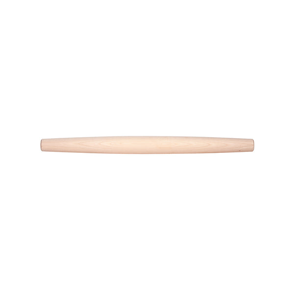 JK Adams French tapered rolling pin on a white background