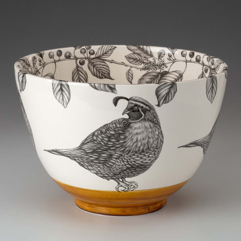 Laura Zindel Large Quail #4 Bowl - Addison West
