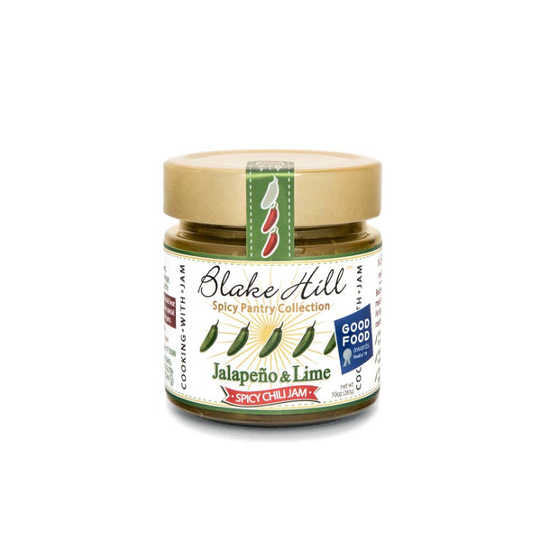 Jar of blake hill jalapeno and lime spicy chili jam