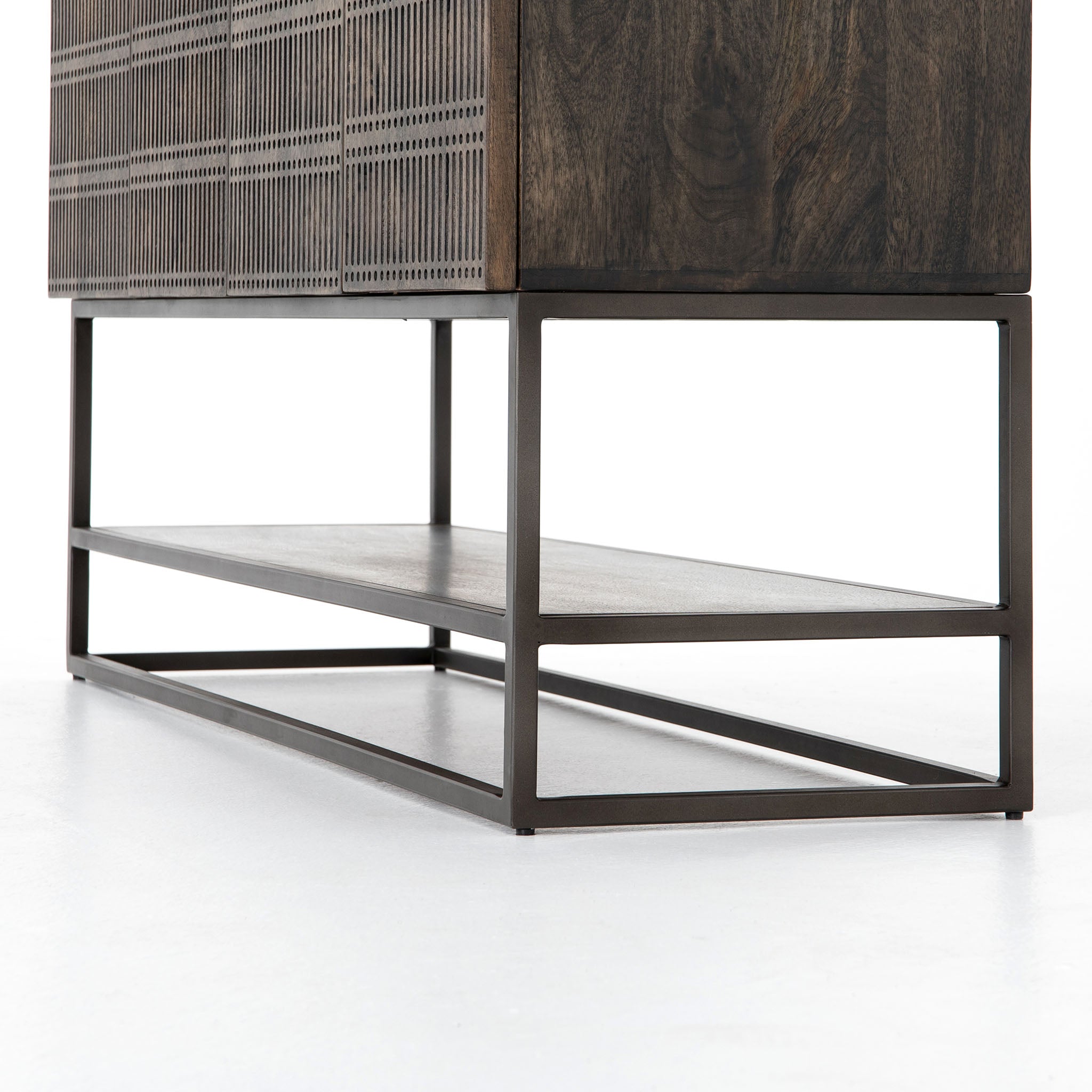 Four Hands Kelby Media Console in Vintage Brown - Addison West