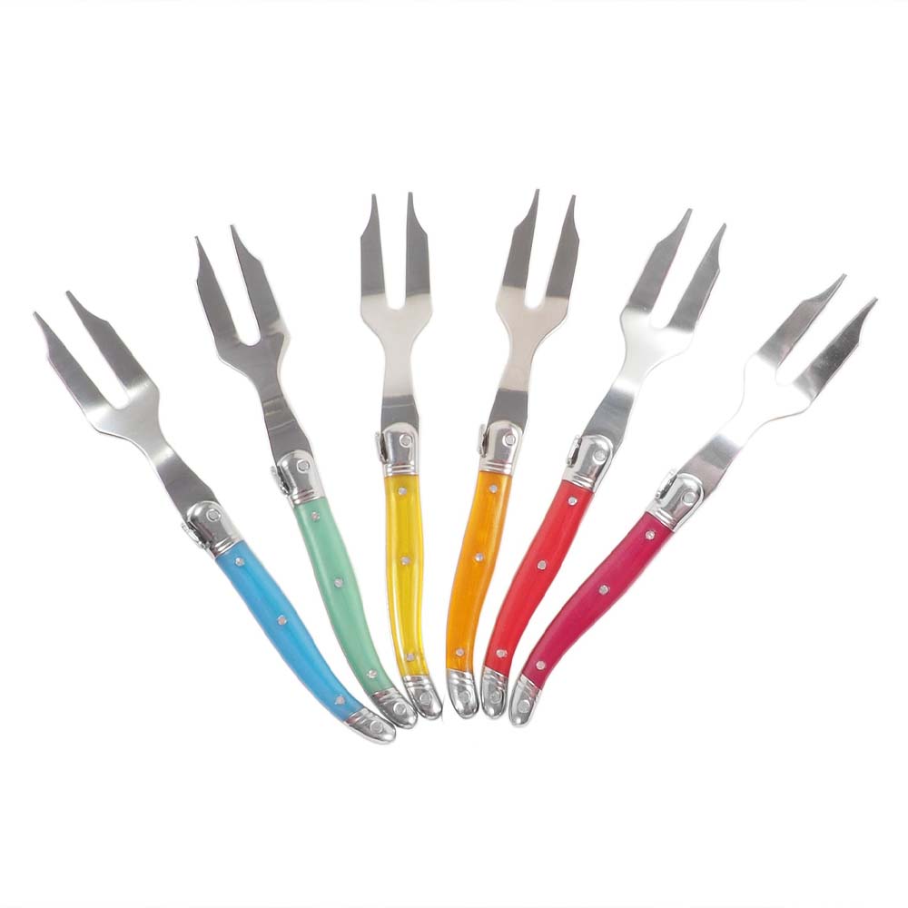 Laguiole Rainbow Cheese Fork - Addison West