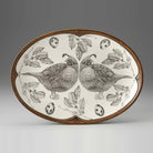 Laura Zindel Quail Oval Platter - Addison West