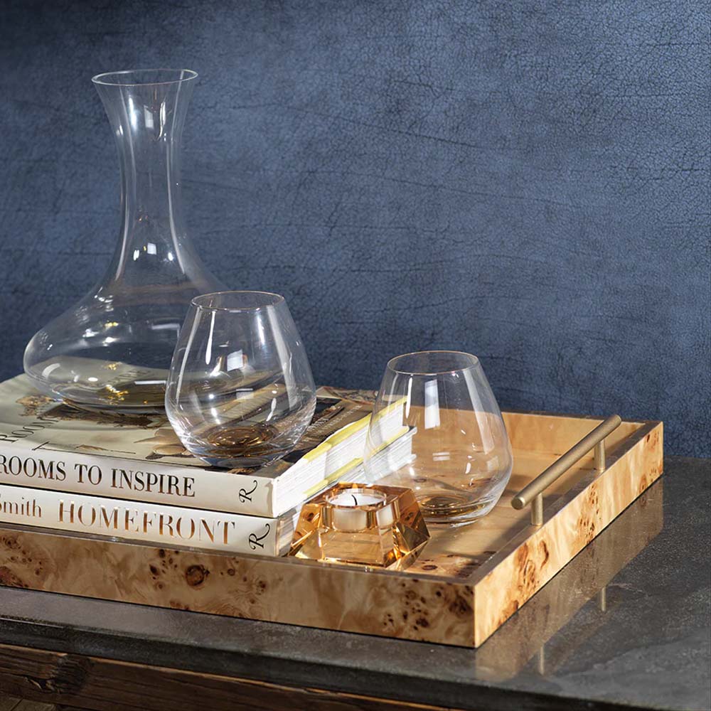 Burl Wood Tray - Addison West
