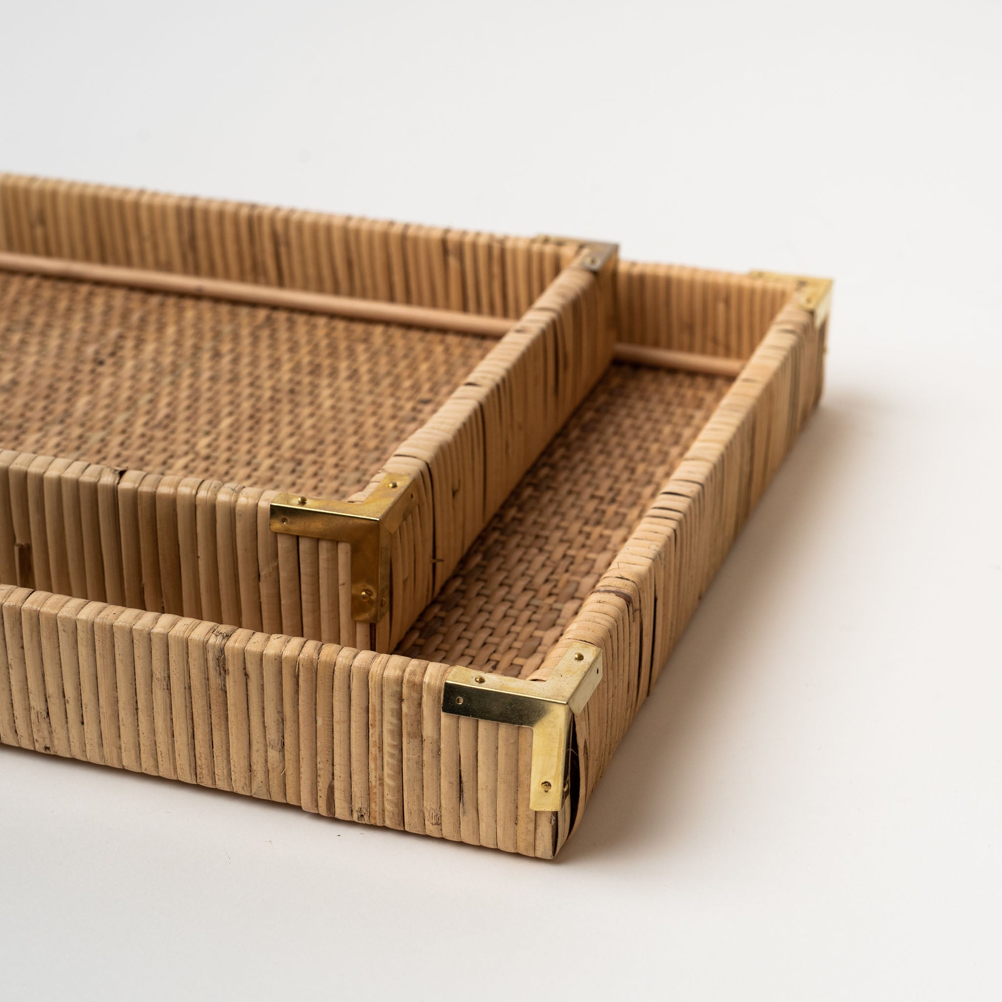 Loving It Oversized Rattan Tray - Addison West