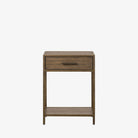 Four Hands Mason Nightstand in Dark Hazel on a white background