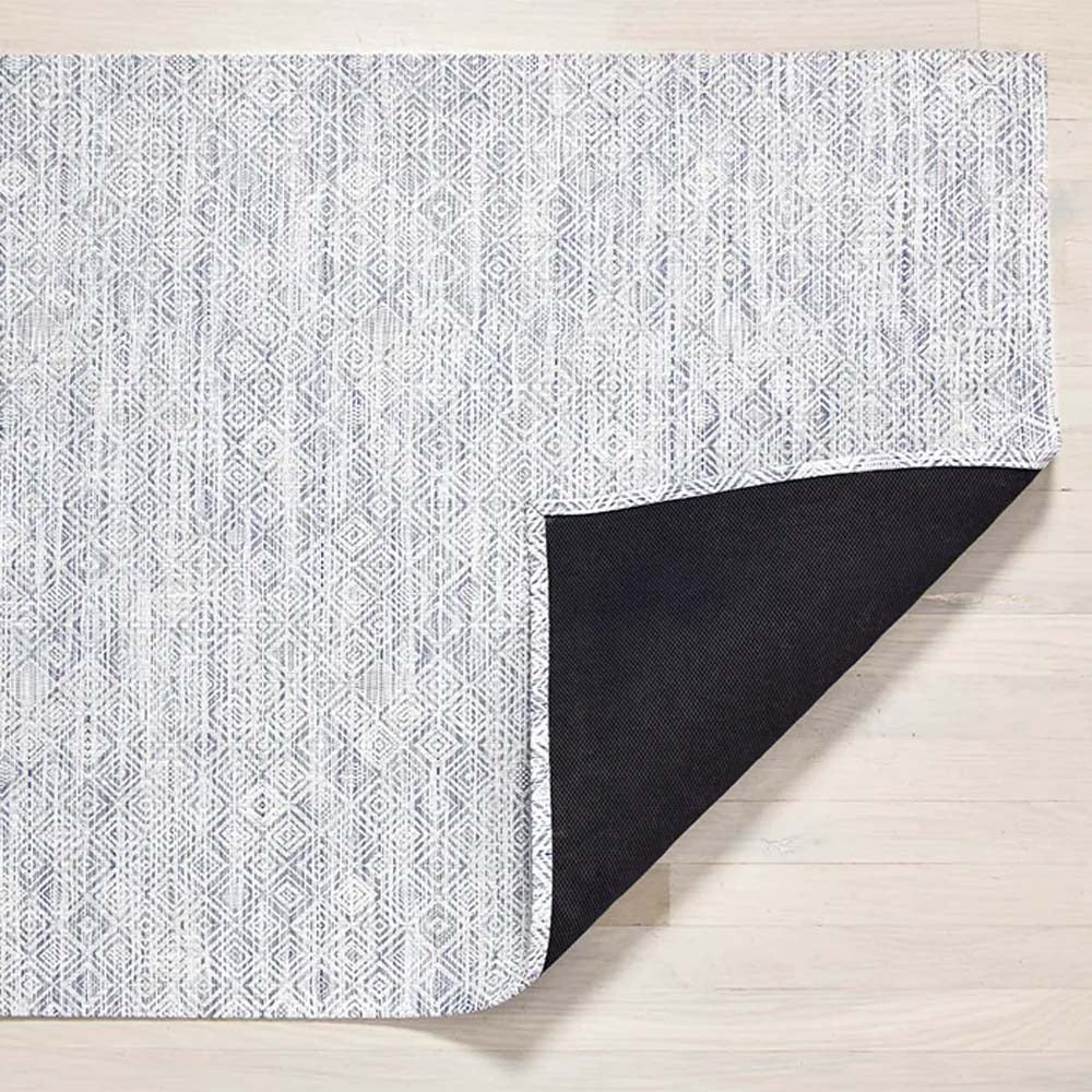 Chilewich Mosaic Woven Floor Mats - Blue - Addison West