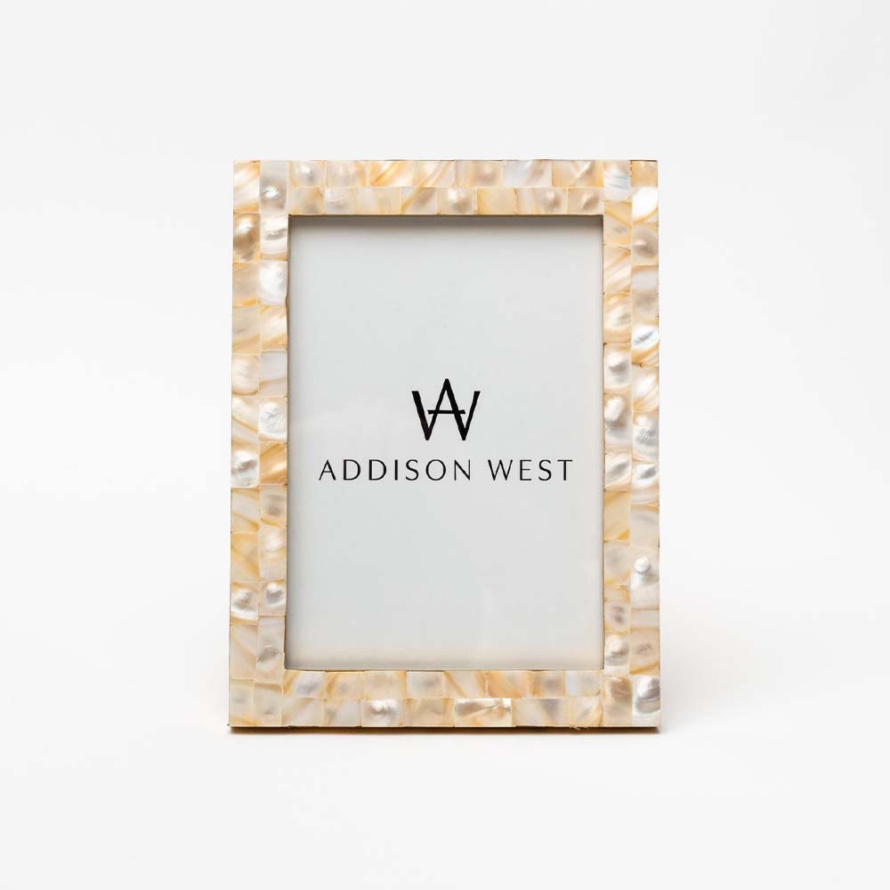 Mother of Pearl Photo Frame on a white background