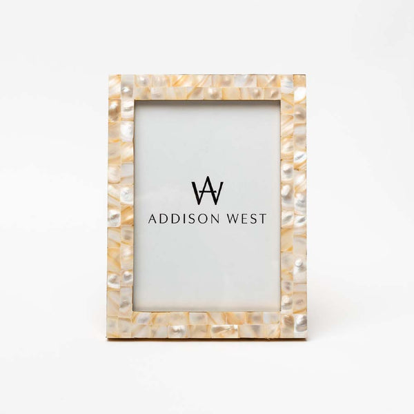 Mother of Pearl Photo Frame on a white background