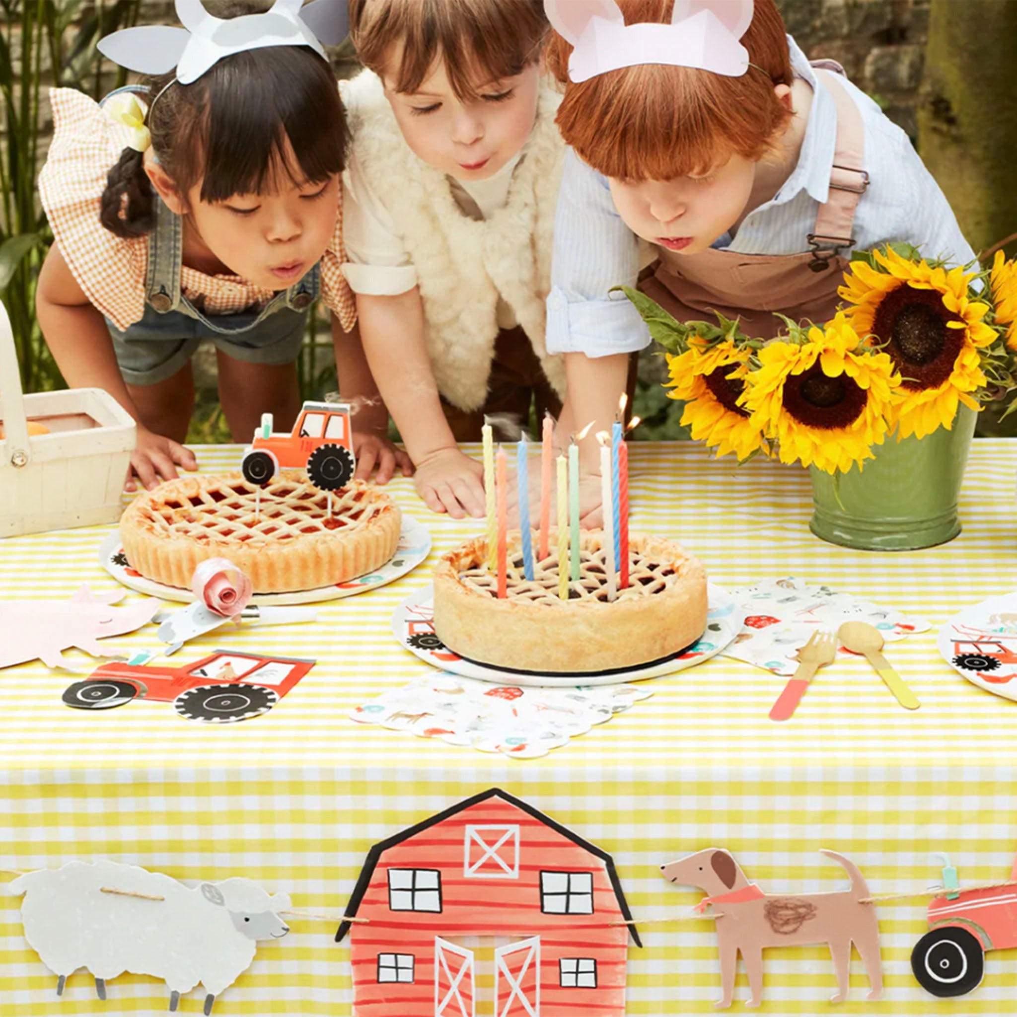 Meri Meri Multi Neon Twisted Candles - Addison West