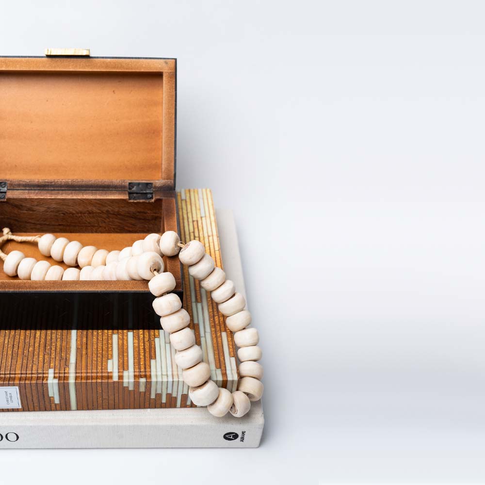 White Bone Beads - Addison West