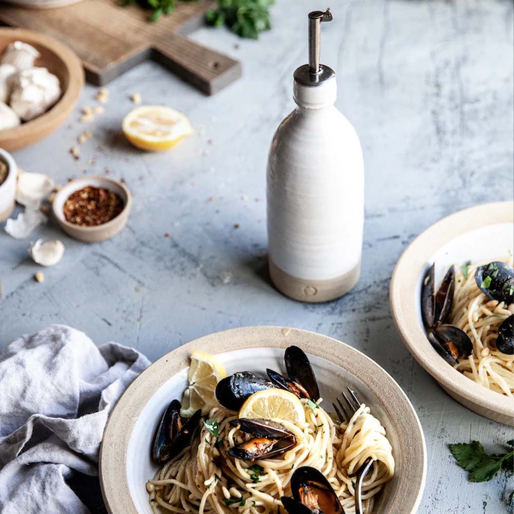 Farmhouse Pottery Olive Oil Bottle - Addison West