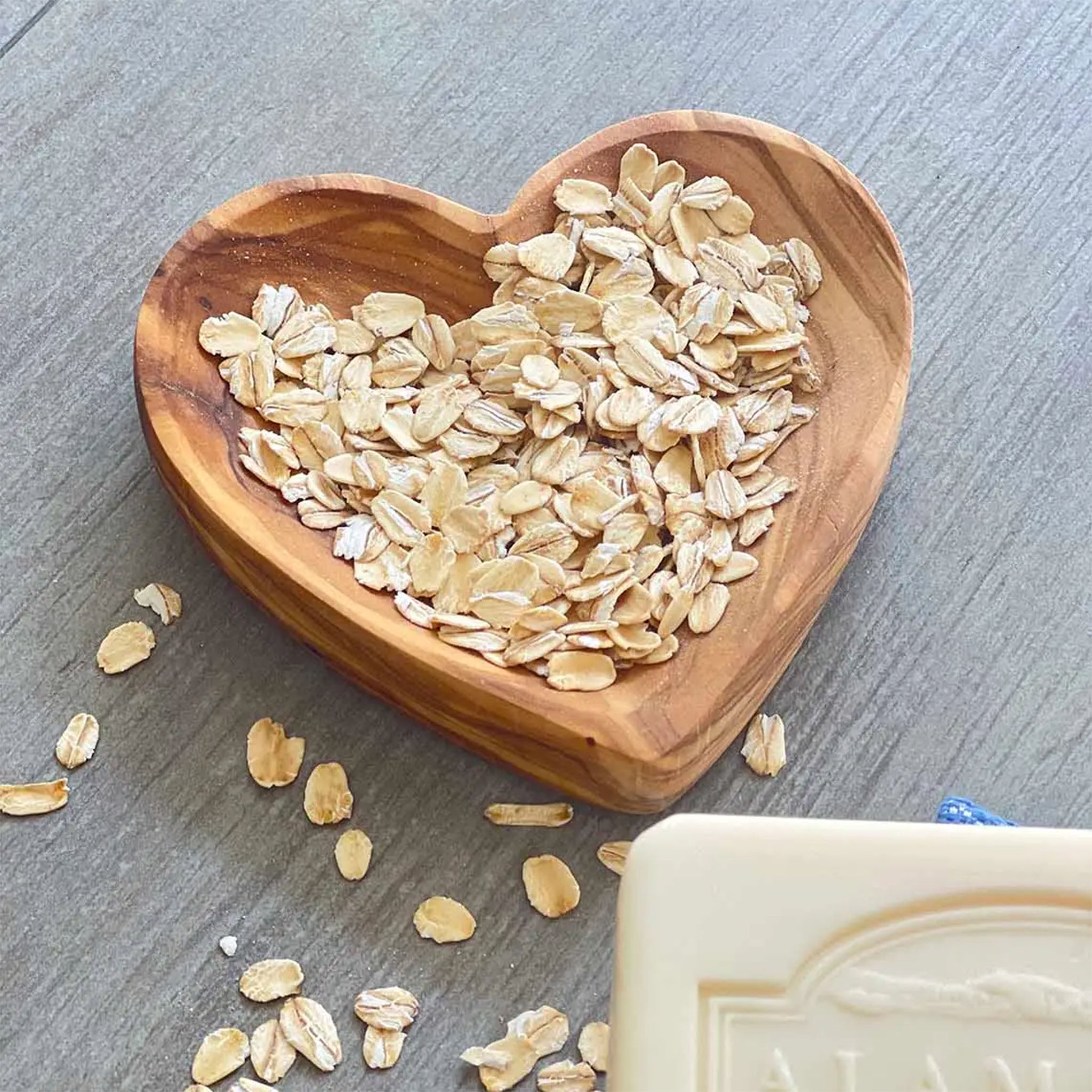 Olive Wood Heart Dish - Addison West