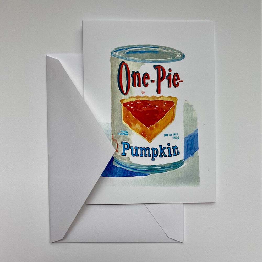 One Pie Greeting Card - Addison West