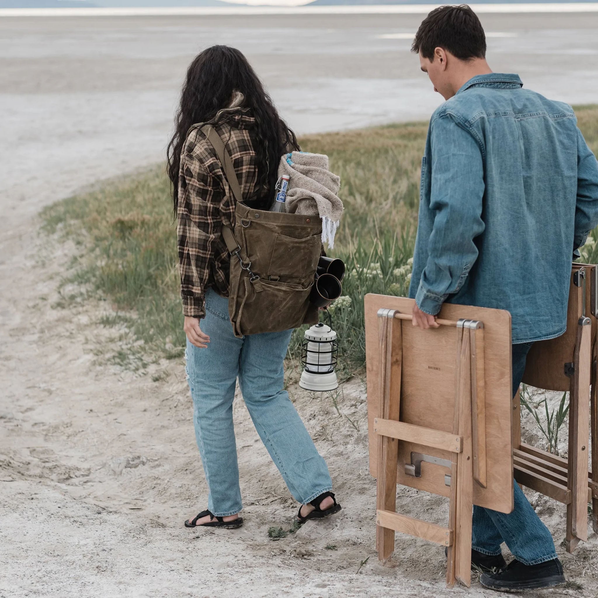 Ridgetop Wood Folding Table - Addison West