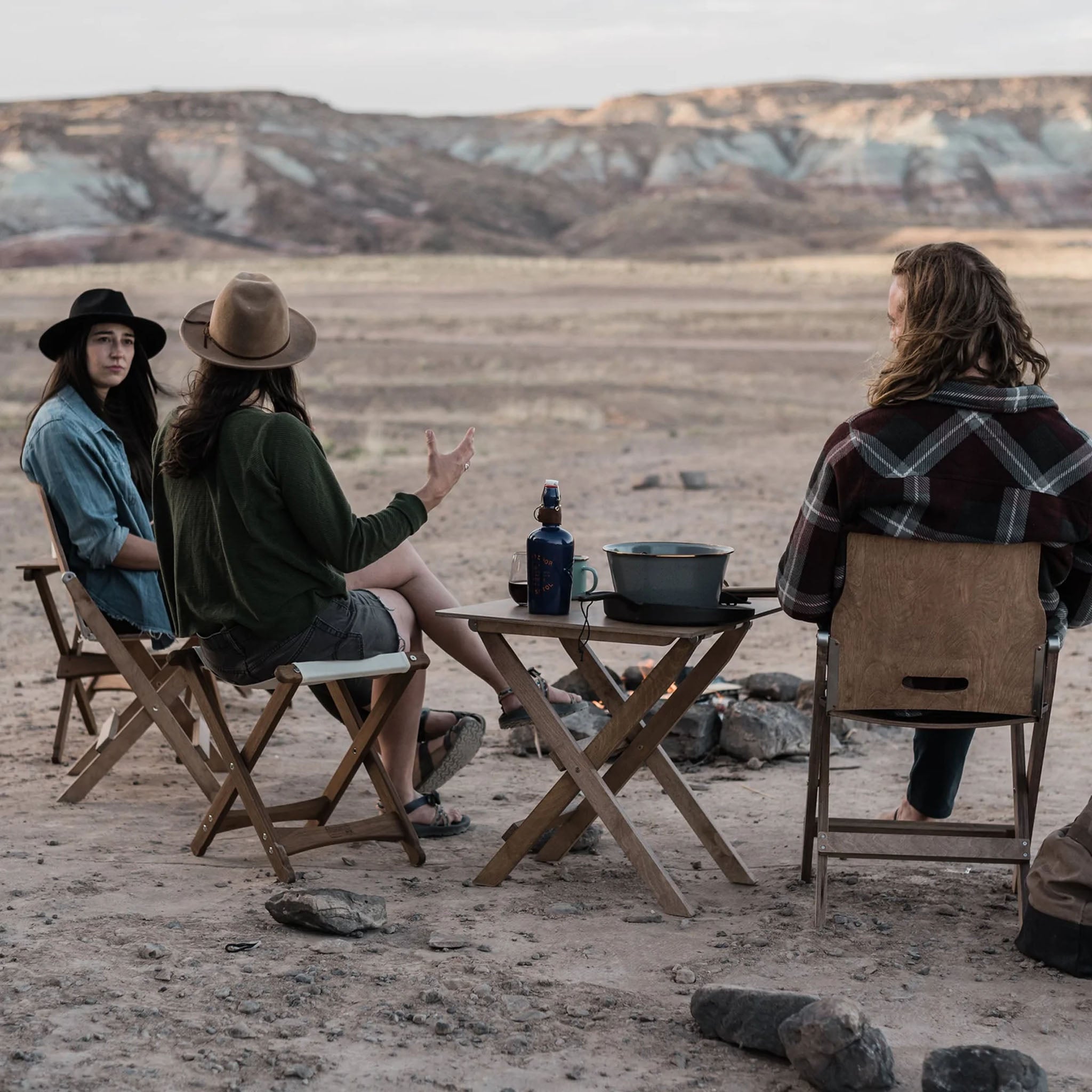 Ridgetop Wood Folding Table - Addison West