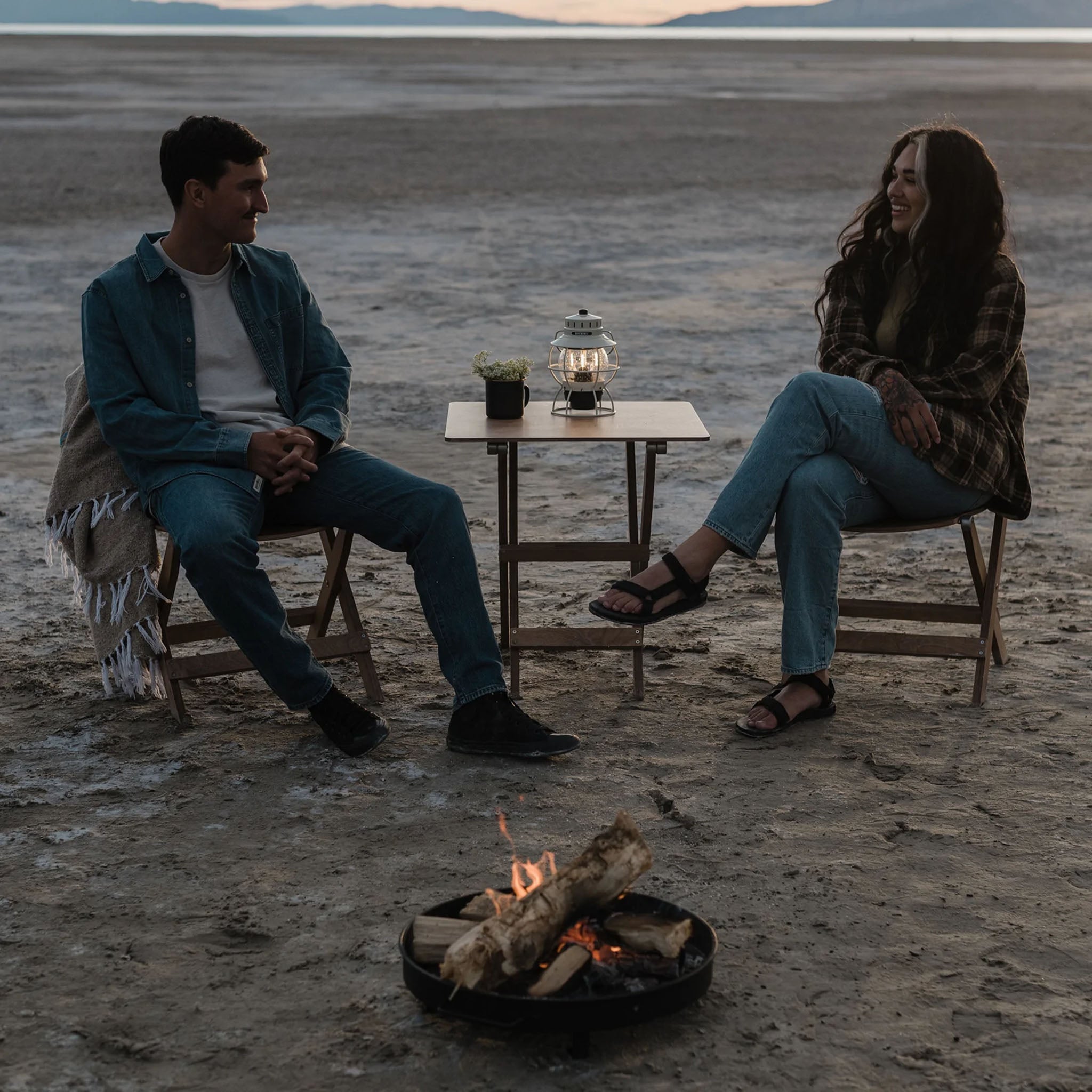 Ridgetop Wood Folding Table - Addison West