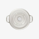 Staub 7 QT Cocotte - White Truffle - Addison West