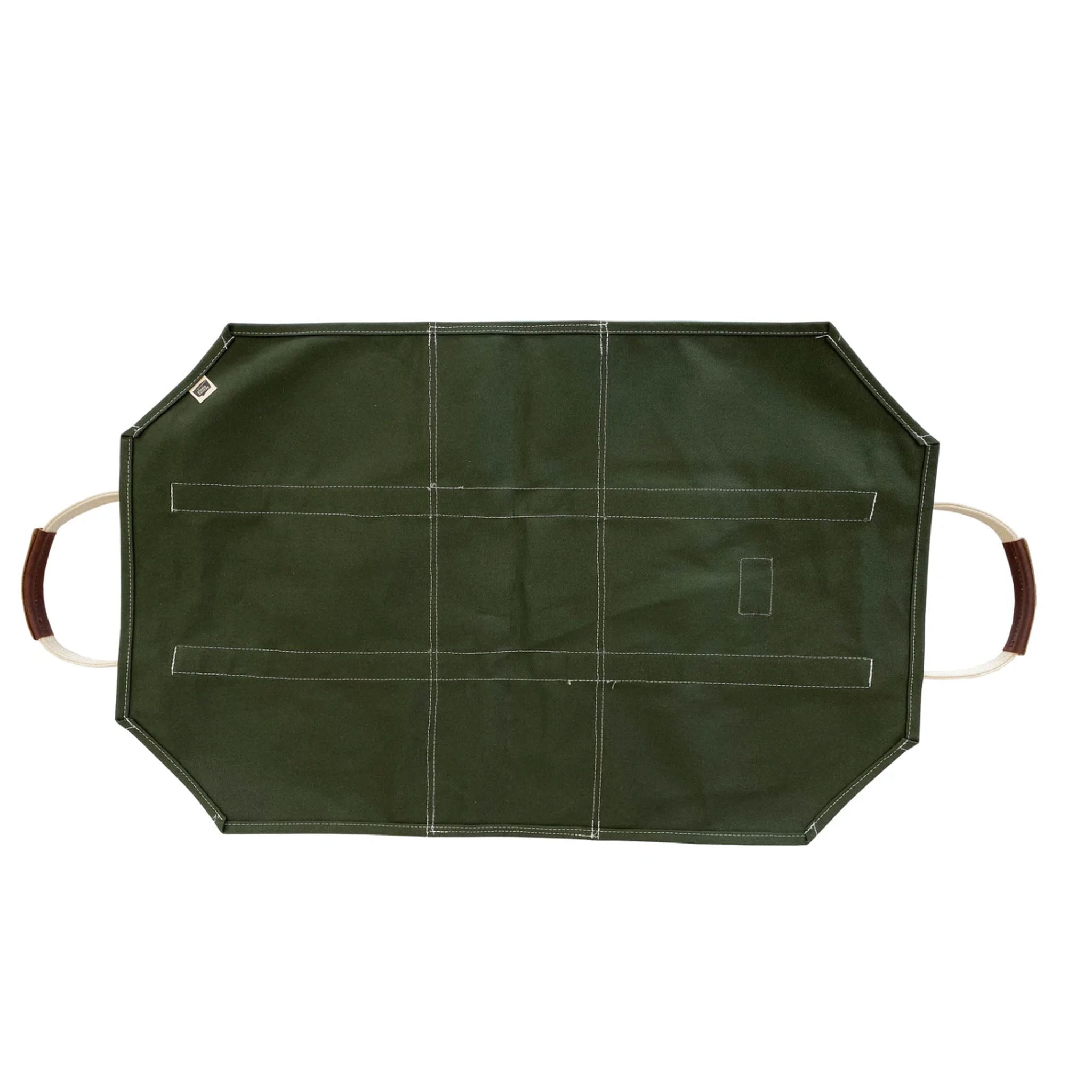 Steele Canvas and Leather Wood Carrier in Forest Green - Addison West