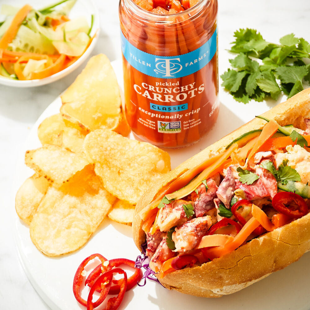 Pickled Crunchy Carrots - Addison West